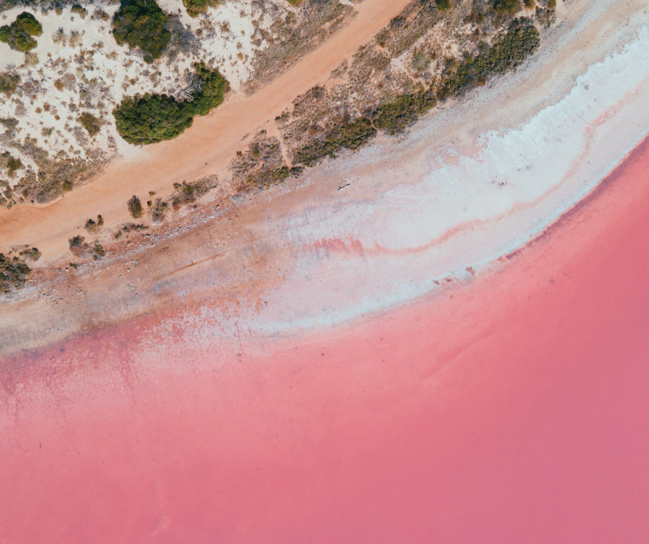 CMY Cubes: Pink Lakes of Australia