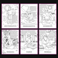 Brilliant Minds Colouring In Series cover: Ancient Indian Scholars, all six printable A4 pages